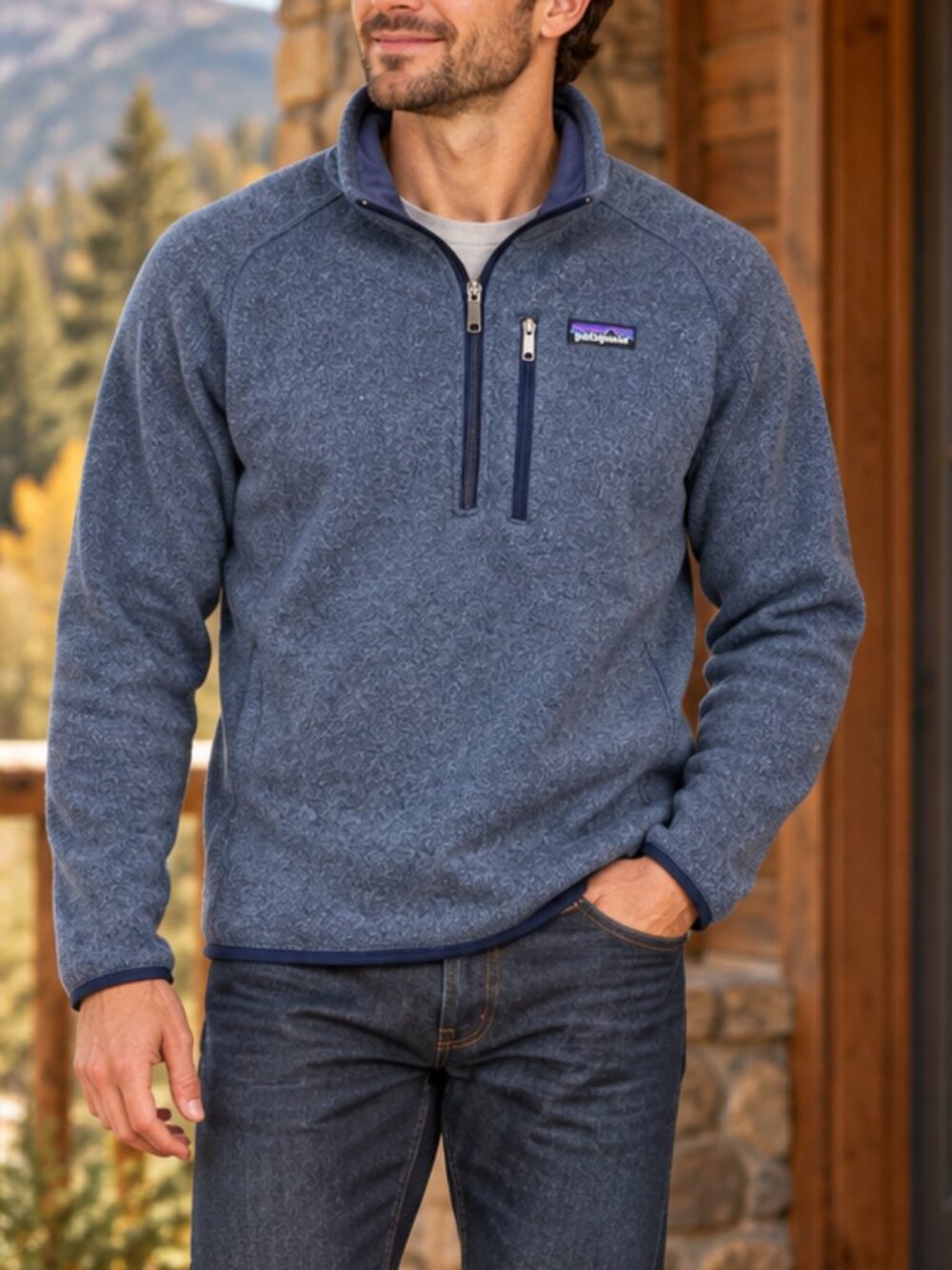 Patagonia Men's Better Sweater Quarter Zip Size Small